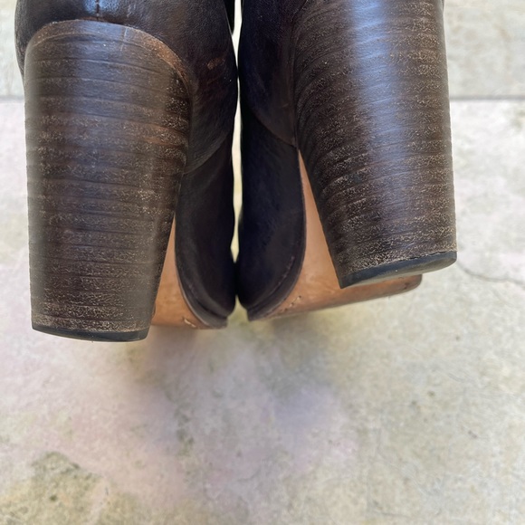 Rag and Bone women’s Newbury booties Dark Brown Leather sz 7.5 - Picture 7 of 8
